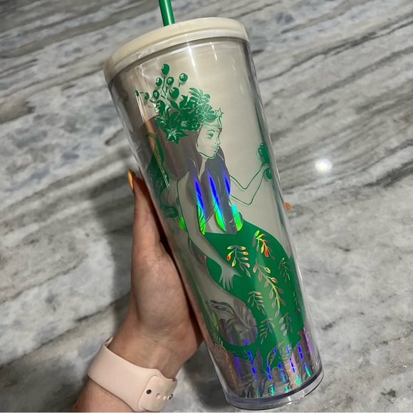 Starbucks Spearmint Pearl Siren Venti 24oz Tumbler - Picture 1 of 5